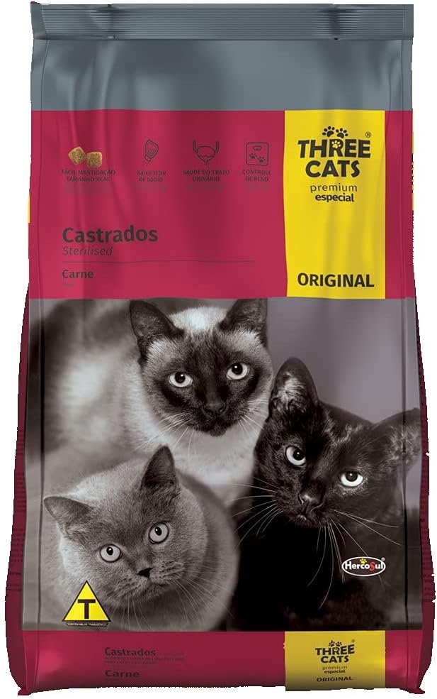 Three Cats Original Castrados 1kg